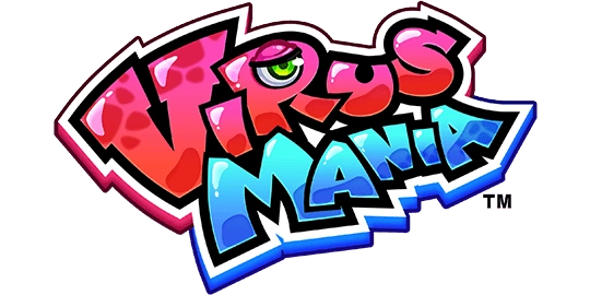 Virus Mania slot logo by Win Fast – online slot game with virus theme and big bonus features